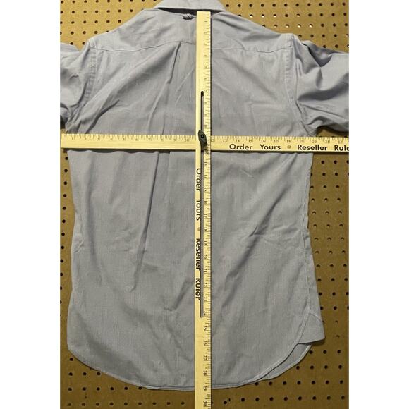 Brooks Brothers Black Fleece Button Down Shirt Mens M Blue Plaid Thom Browne BB0 - Picture 6 of 9